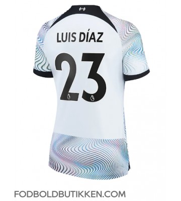 Liverpool Luis Diaz #23 Udebanetrøje Dame 2022-23 Kortærmet